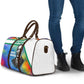 Garrett Morgan Travel Bag with Real Impact Quote, Black Inventor Portrait and Vibrant Watercolor - African Pride