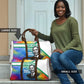 Garrett Morgan Travel Bag with Real Impact Quote, Black Inventor Portrait and Vibrant Watercolor - African Pride