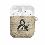 Toni Morrison AirPods Case Handwritten Manuscript Powerful Portrait with Feather Pen Quote - African Pride