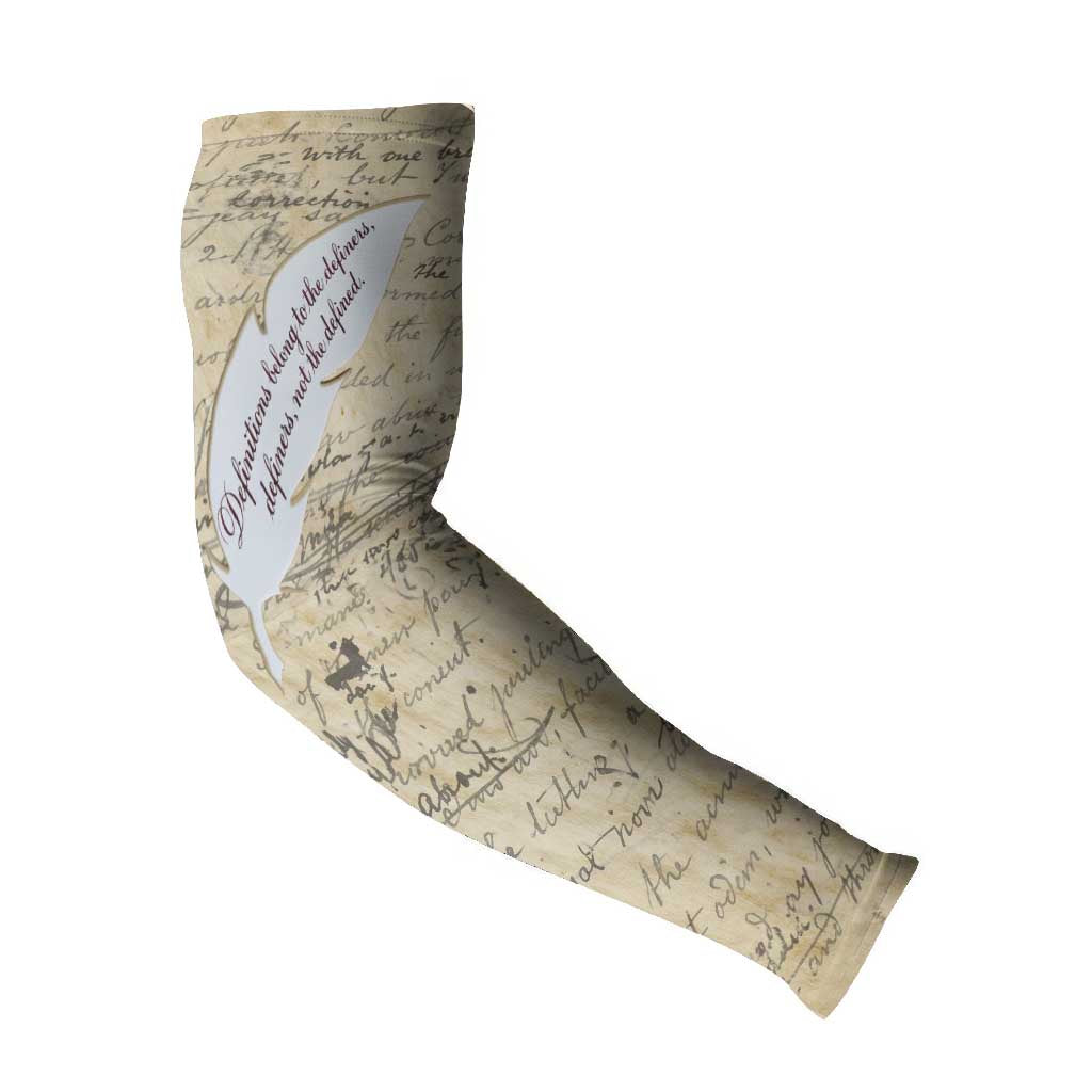 Toni Morrison Arm Sleeves Handwritten Manuscript Powerful Portrait with Feather Pen Quote - African Pride