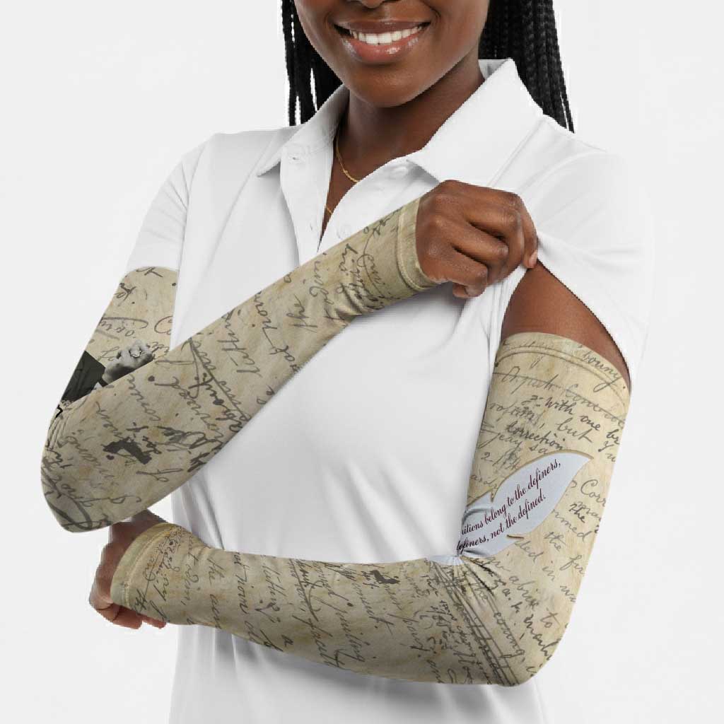 Toni Morrison Arm Sleeves Handwritten Manuscript Powerful Portrait with Feather Pen Quote - African Pride