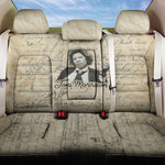 Toni Morrison Back Car Seat Cover Handwritten Manuscript Powerful Portrait with Feather Pen Quote - African Pride