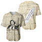 Toni Morrison Baseball Jersey Handwritten Manuscript Powerful Portrait with Feather Pen Quote - African Pride