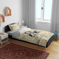 Toni Morrison Bedding Set Handwritten Manuscript Powerful Portrait with Feather Pen Quote - African Pride