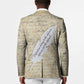 Toni Morrison Blazer Handwritten Manuscript Powerful Portrait with Feather Pen Quote - African Pride