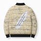 Toni Morrison Bomber Puffer Jacket Handwritten Manuscript Powerful Portrait with Feather Pen Quote - African Pride