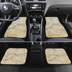 Toni Morrison Car Mats Handwritten Manuscript Powerful Portrait with Feather Pen Quote - African Pride
