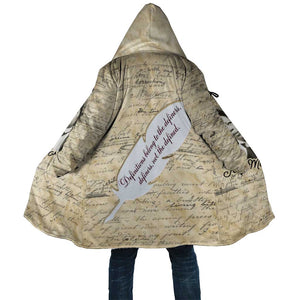 Toni Morrison Cloak Handwritten Manuscript Powerful Portrait with Feather Pen Quote - African Pride