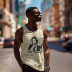 Toni Morrison Men Tank Top Handwritten Manuscript Powerful Portrait with Feather Pen Quote - African Pride