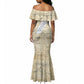 Toni Morrison Mermaid Dress Handwritten Manuscript Powerful Portrait with Feather Pen Quote - African Pride