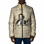 Toni Morrison Padded Jacket Handwritten Manuscript Powerful Portrait with Feather Pen Quote - African Pride