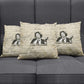 Toni Morrison Pillow Cover Handwritten Manuscript Powerful Portrait with Feather Pen Quote - African Pride