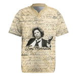 Toni Morrison Rugby Jersey Handwritten Manuscript Powerful Portrait with Feather Pen Quote - African Pride