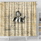 Toni Morrison Shower Curtain Handwritten Manuscript Powerful Portrait with Feather Pen Quote - African Pride