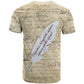 Toni Morrison T shirt Handwritten Manuscript Powerful Portrait with Feather Pen Quote - African Pride
