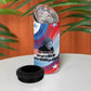 Toni Morrison 4 in 1 Can Cooler Tumbler Abstract Wings Design Empowering Quote Dual Portrait Celebration of Literary Freedom - African Pride