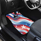 Toni Morrison Car Mats Abstract Wings Design Empowering Quote Dual Portrait Celebration of Literary Freedom - African Pride