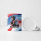 Toni Morrison Ceramic Mug Abstract Wings Design Empowering Quote Dual Portrait Celebration of Literary Freedom - African Pride