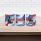 Toni Morrison Ceramic Mug Abstract Wings Design Empowering Quote Dual Portrait Celebration of Literary Freedom - African Pride