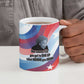 Toni Morrison Ceramic Mug Abstract Wings Design Empowering Quote Dual Portrait Celebration of Literary Freedom - African Pride