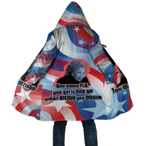 Toni Morrison Cloak Abstract Wings Design Empowering Quote Dual Portrait Celebration of Literary Freedom - African Pride