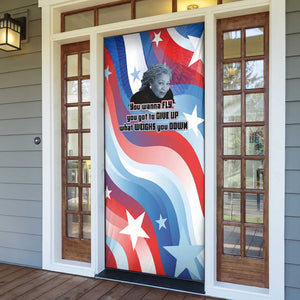 Toni Morrison Door Cover Abstract Wings Design Empowering Quote Dual Portrait Celebration of Literary Freedom - African Pride
