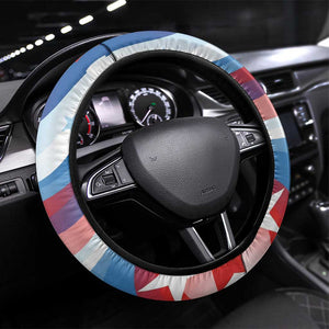 Toni Morrison Steering Wheel Cover Abstract Wings Design Empowering Quote Dual Portrait Celebration of Literary Freedom - African Pride