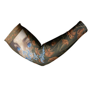 Toni Morrison Arm Sleeves Floral Themed Design Featuring The Bluest Eye Cover Art Thought-Provoking Quote - African Pride