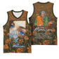 Toni Morrison Basketball Jersey Floral Themed Design Featuring The Bluest Eye Cover Art Thought-Provoking Quote - African Pride