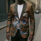 Toni Morrison Blazer Floral Themed Design Featuring The Bluest Eye Cover Art Thought-Provoking Quote - African Pride