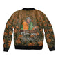 Toni Morrison Bomber Jacket Floral Themed Design Featuring The Bluest Eye Cover Art Thought-Provoking Quote - African Pride