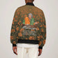 Toni Morrison Bomber Jacket Floral Themed Design Featuring The Bluest Eye Cover Art Thought-Provoking Quote - African Pride