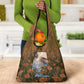 Toni Morrison Grocery Bag Floral Themed Design Featuring The Bluest Eye Cover Art Thought-Provoking Quote - African Pride