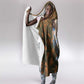 Toni Morrison Hooded Blanket Floral Themed Design Featuring The Bluest Eye Cover Art Thought-Provoking Quote - African Pride
