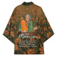 Toni Morrison Kimono Floral Themed Design Featuring The Bluest Eye Cover Art Thought-Provoking Quote - African Pride