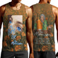 Toni Morrison Men Tank Top Floral Themed Design Featuring The Bluest Eye Cover Art Thought-Provoking Quote - African Pride