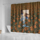 Toni Morrison Shower Curtain Floral Themed Design Featuring The Bluest Eye Cover Art Thought-Provoking Quote - African Pride
