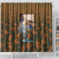 Toni Morrison Shower Curtain Floral Themed Design Featuring The Bluest Eye Cover Art Thought-Provoking Quote - African Pride