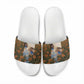 Toni Morrison Slide Sandals Floral Themed Design Featuring The Bluest Eye Cover Art Thought-Provoking Quote - African Pride