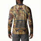 Langston Hughes Button Sweatshirt Vibrant Jazz Age Pattern - Typewriter and Silhouettes Celebration of Harlem Renaissance