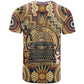 Langston Hughes T shirt Vibrant Jazz Age Pattern - Typewriter and Silhouettes Celebration of Harlem Renaissance - African Pride