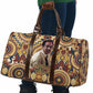 Langston Hughes Travel Bag Vibrant Jazz Age Pattern - Typewriter and Silhouettes Celebration of Harlem Renaissance - African Pride