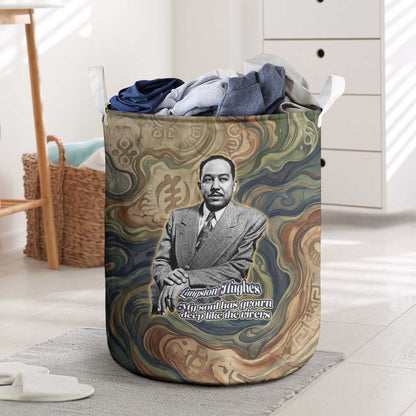 Langston Hughes Laundry Basket My Soul Has Grown Deep Like the Rivers - African Pride