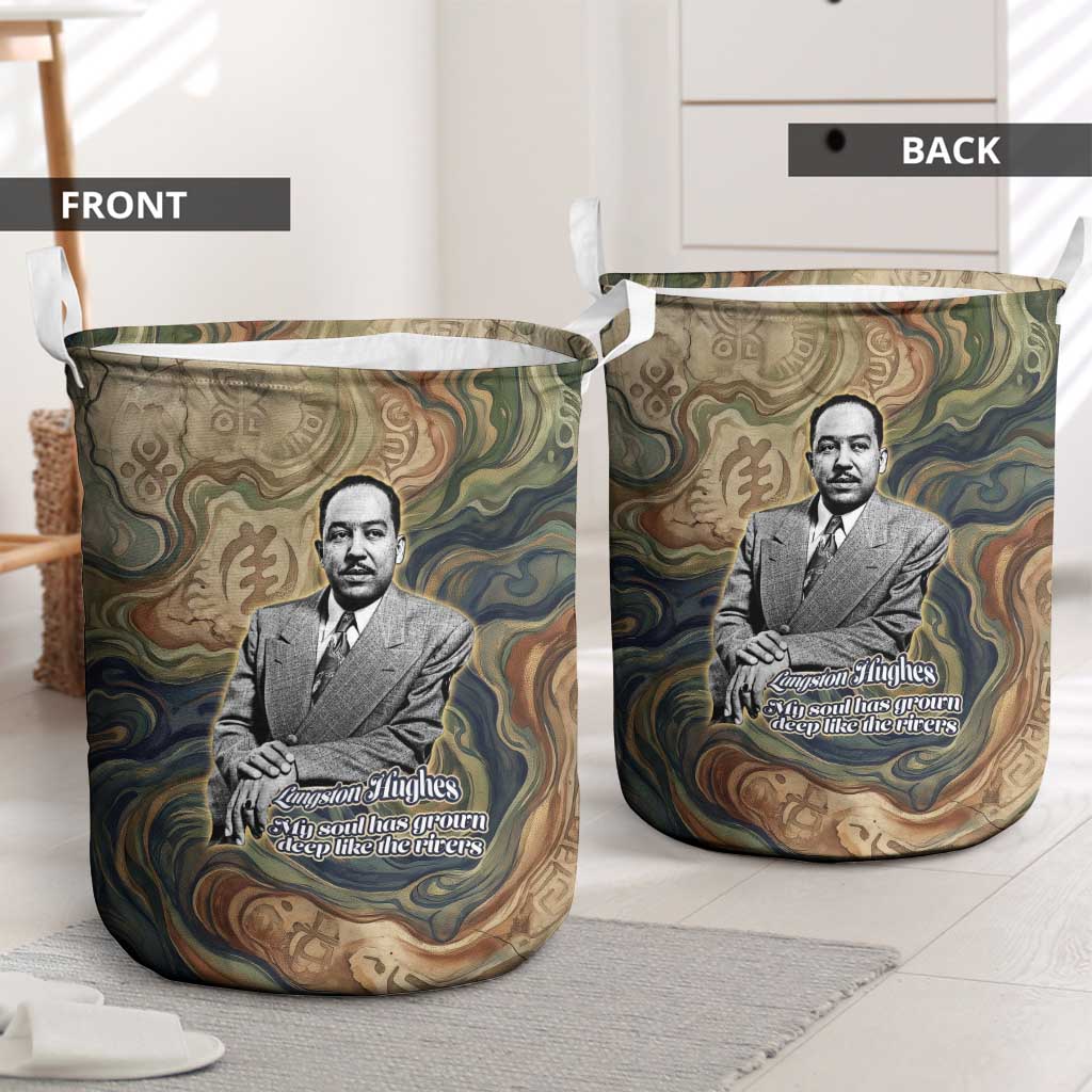 Langston Hughes Laundry Basket My Soul Has Grown Deep Like the Rivers - African Pride