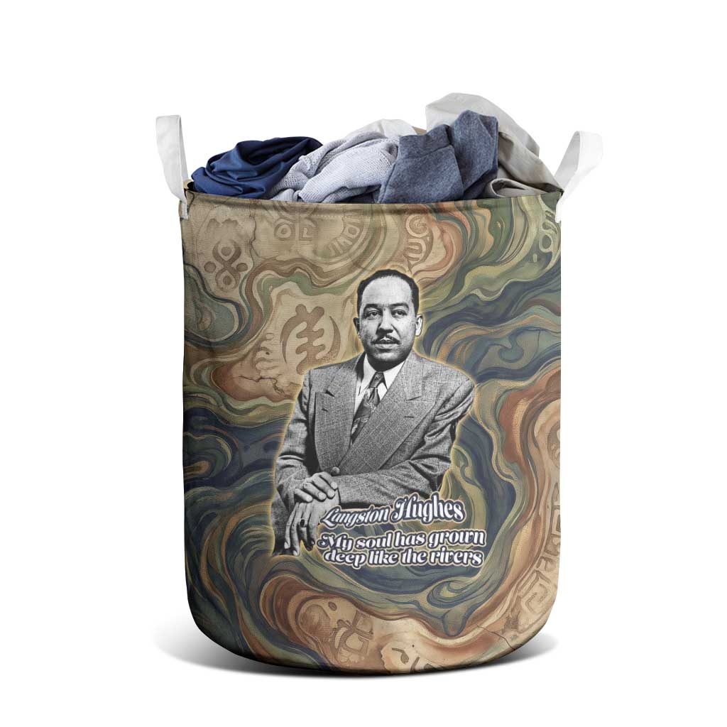 Langston Hughes Laundry Basket My Soul Has Grown Deep Like the Rivers - African Pride