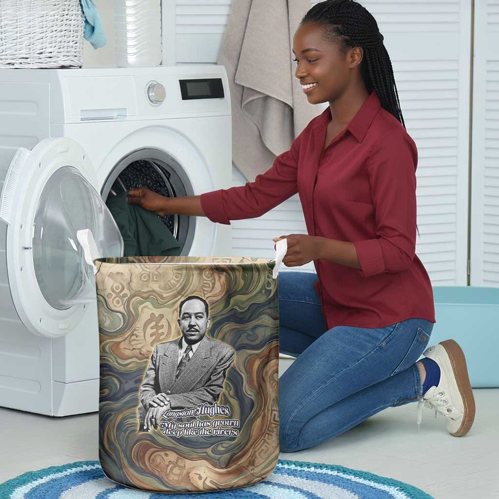 Langston Hughes Laundry Basket My Soul Has Grown Deep Like the Rivers - African Pride
