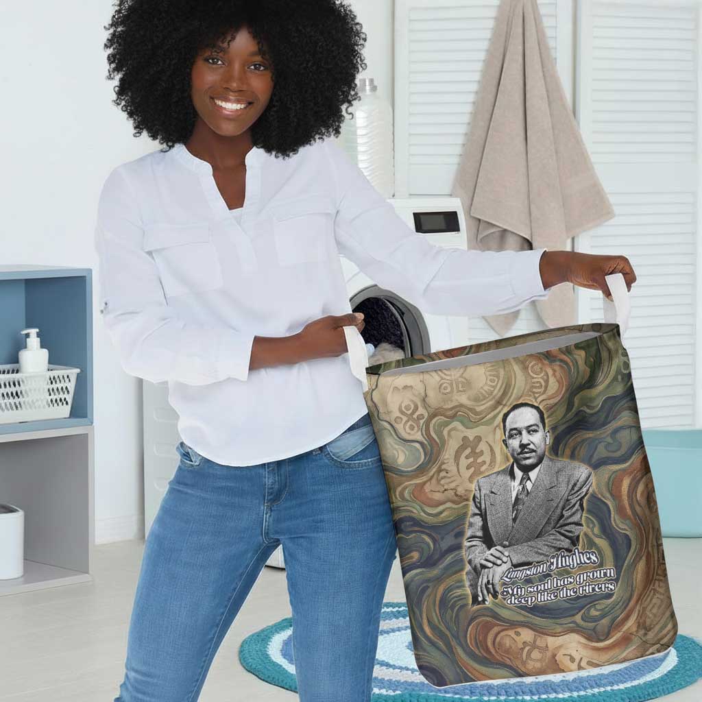 Langston Hughes Laundry Basket My Soul Has Grown Deep Like the Rivers - African Pride