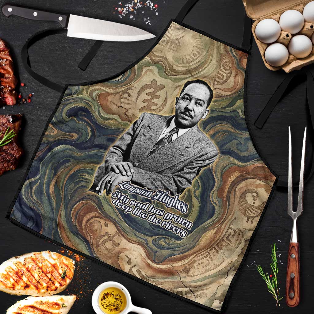 Langston Hughes Apron My Soul Has Grown Deep Like the Rivers - African Pride