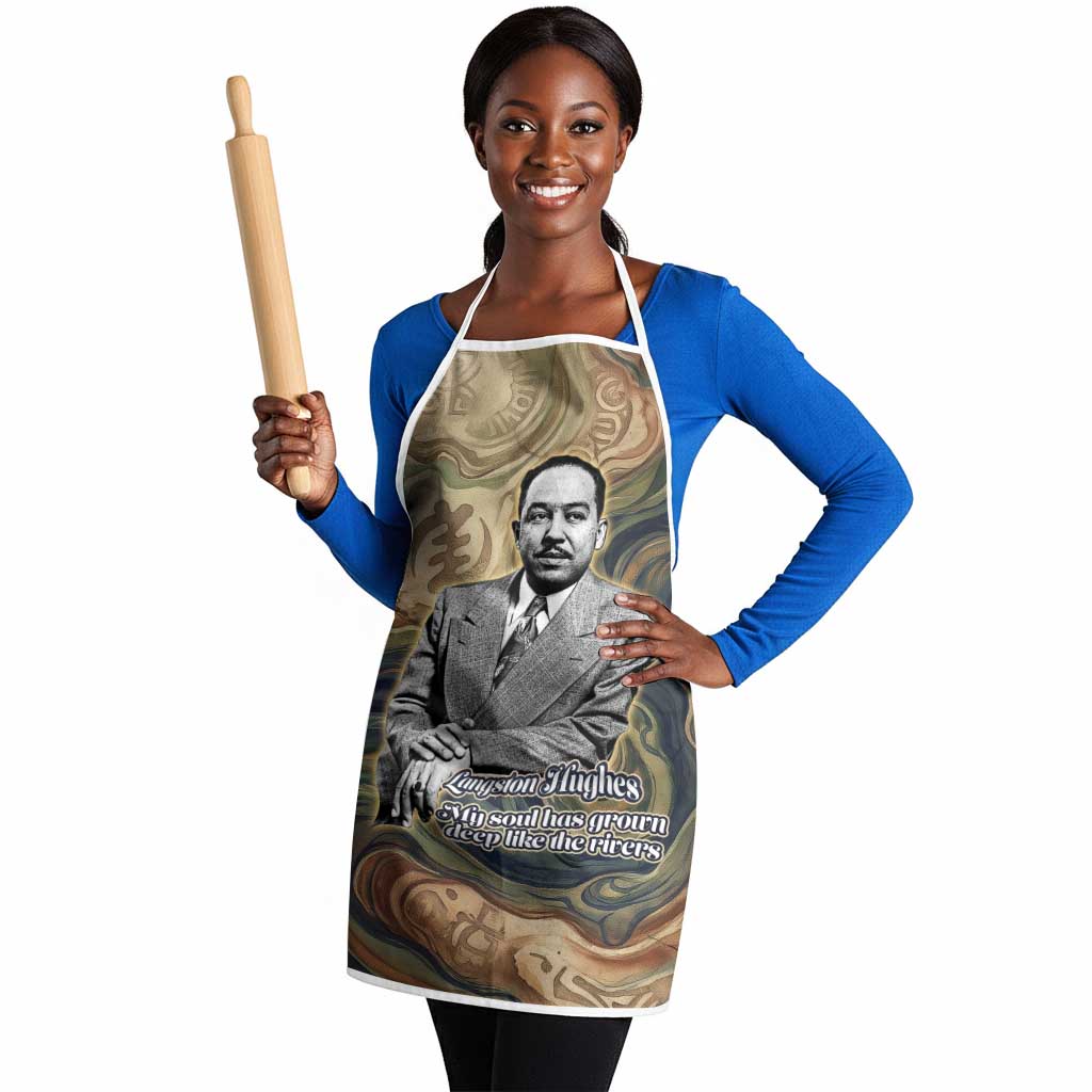 Langston Hughes Apron My Soul Has Grown Deep Like the Rivers - African Pride