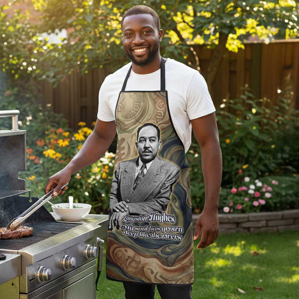 Langston Hughes Apron My Soul Has Grown Deep Like the Rivers - African Pride